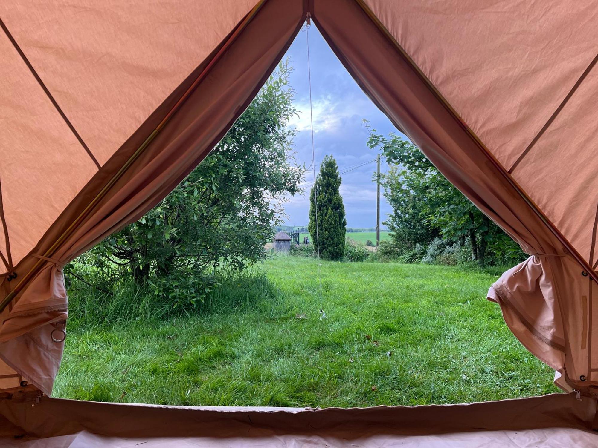 Bluebell Tent At Ballyward Croft Ardkeen Exterior foto