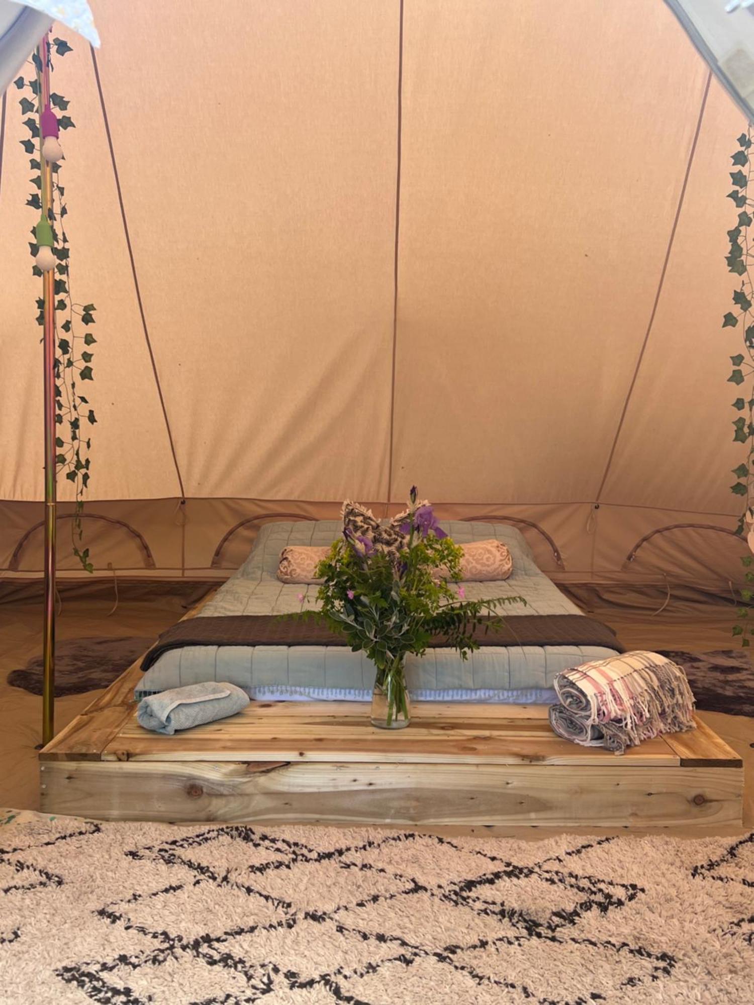 Bluebell Tent At Ballyward Croft Ardkeen Exterior foto