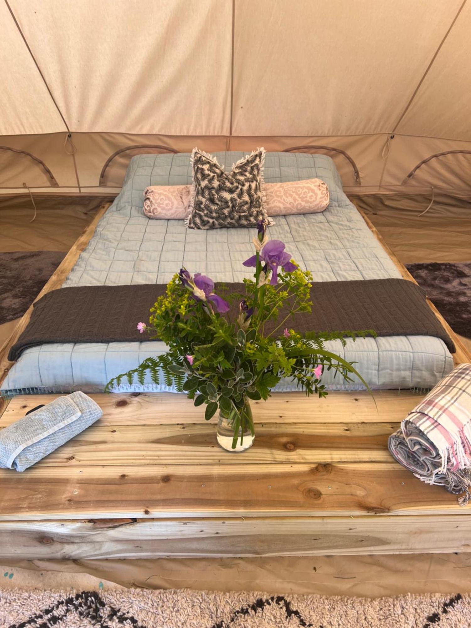 Bluebell Tent At Ballyward Croft Ardkeen Exterior foto