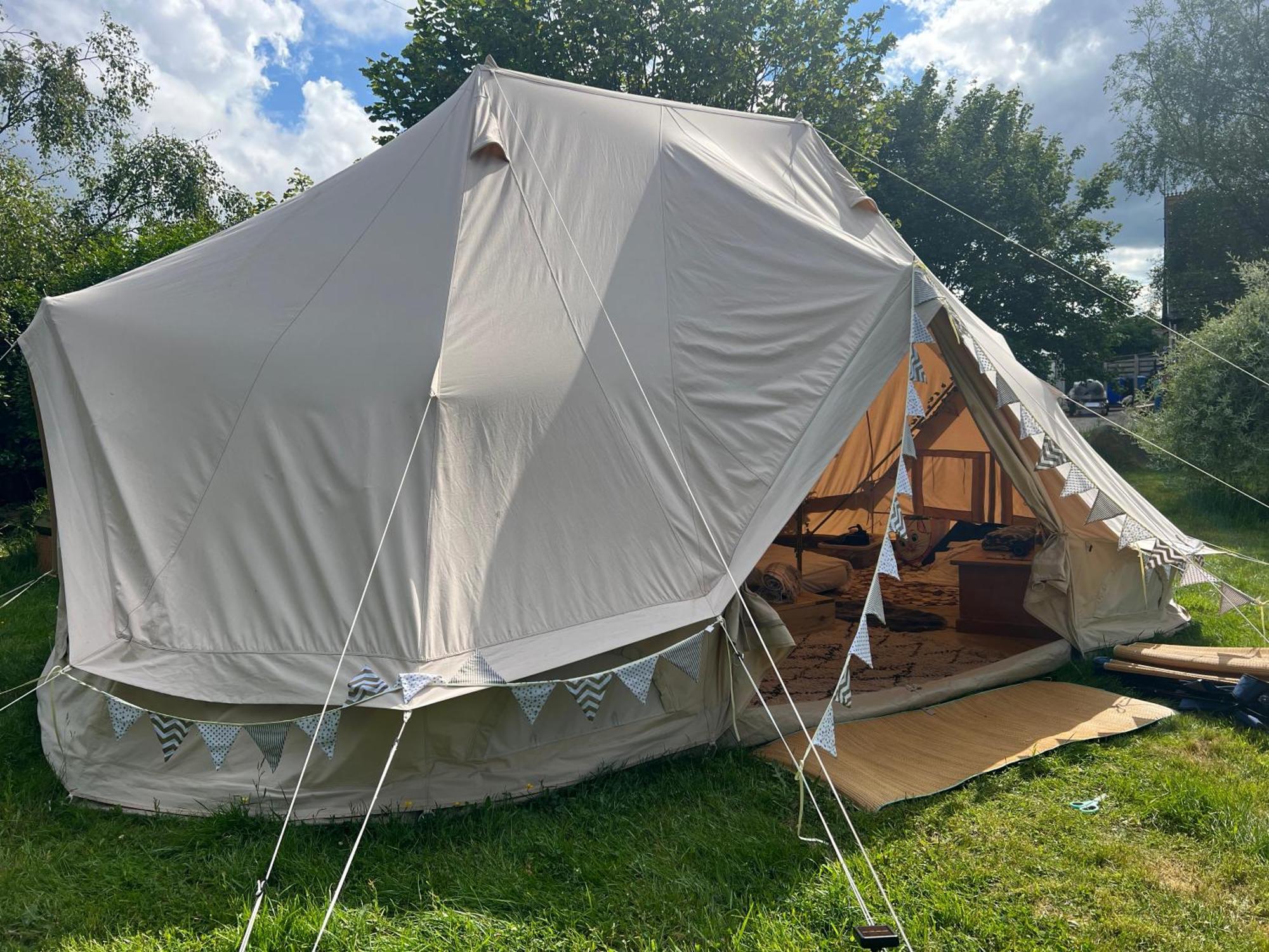 Bluebell Tent At Ballyward Croft Ardkeen Exterior foto